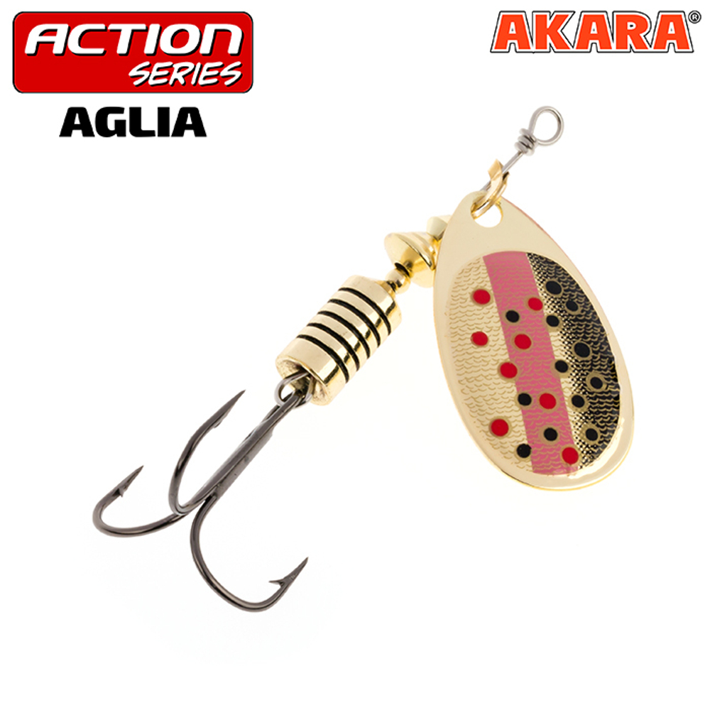 Блесна вращающаяся Akara Action Series Aglia 1 4 гр. 1/7 oz. A23