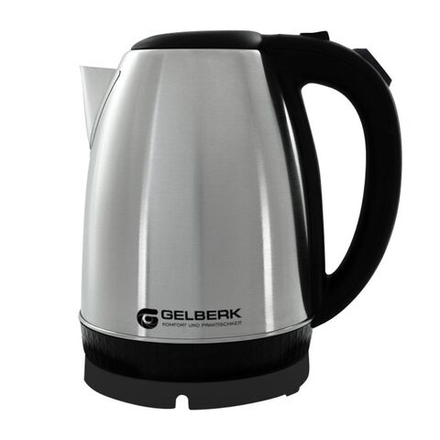 Чайник электрический Gelberk, GL-451, 1.8 л, 1500 Вт, ск нагр элем, металл