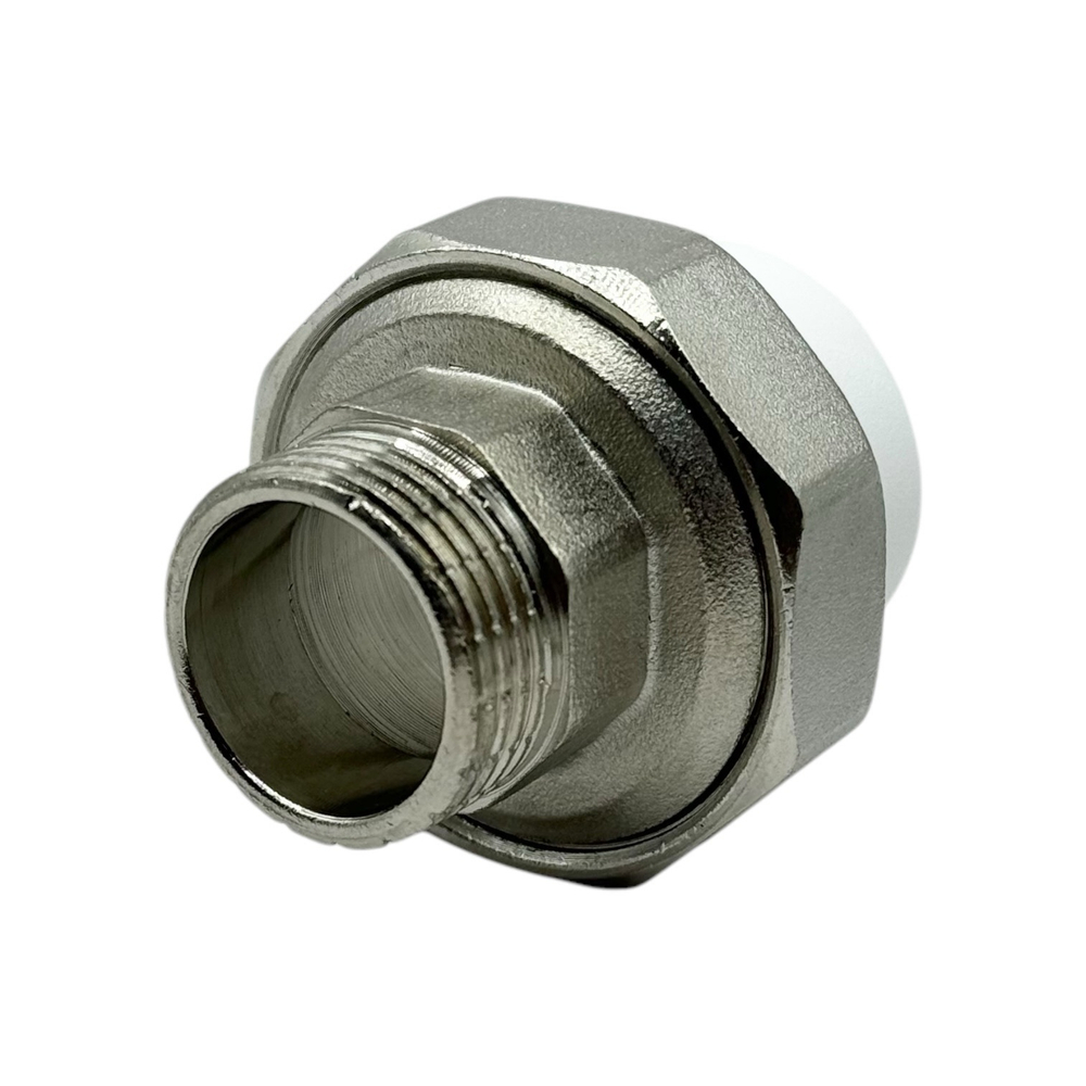 Муфта комбинированная разъемная (Американка) TEBO 25x3/4" наружная резьба под O-Ring кольцо