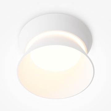 Подвесной светодиодный светильник 12W 3000K MOD352PL-L10W3K белый Platte Modern Maytoni