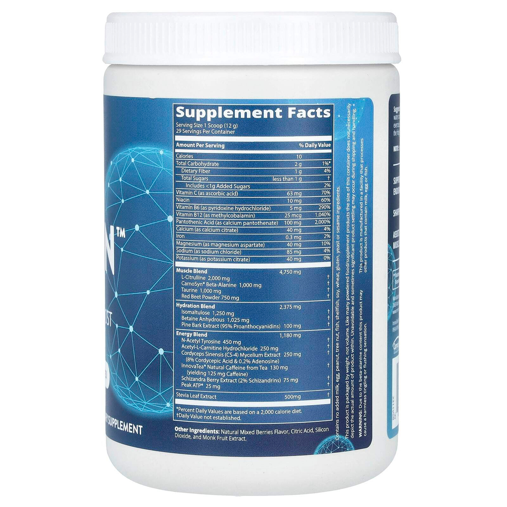MRM Nutrition, DRIVEN, предтренировочная добавка, ягоды, 350 г (12,3 унции)