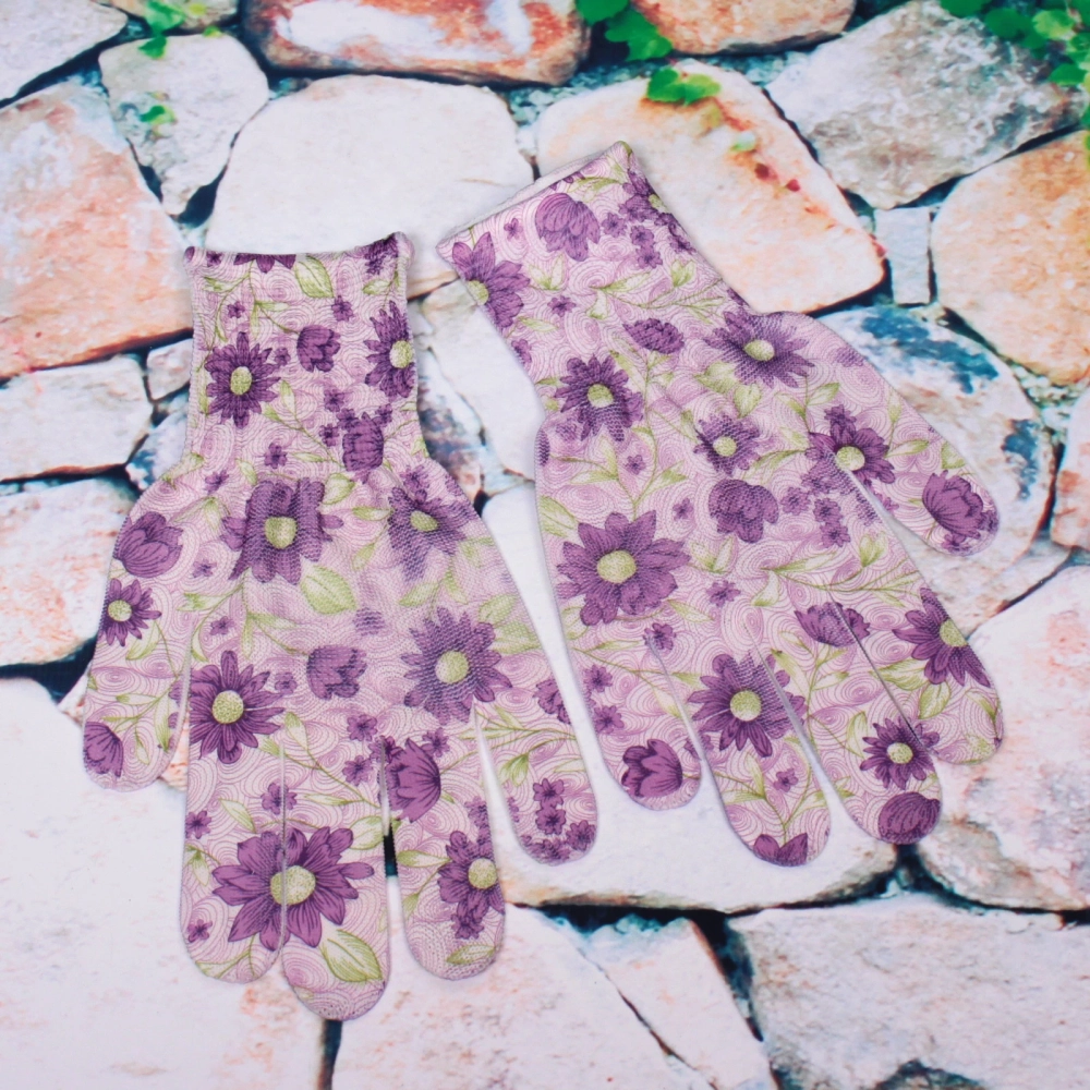 Перчатки нейлоновые «Лайт-Маргаритки» 8 р-р набор 5 пар