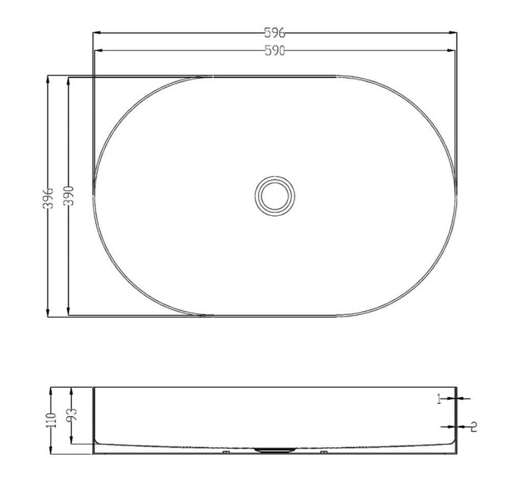 Раковина AltroBagno Eterno 001025 OrSp из нержавеющей стали