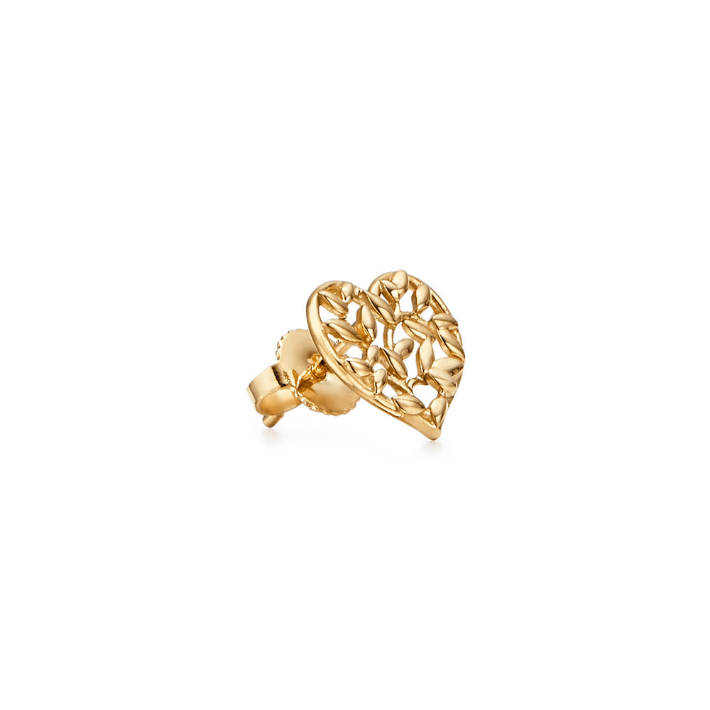 Серьги из жёлтого золота, Tiffany 🌿 Love olive leaf.