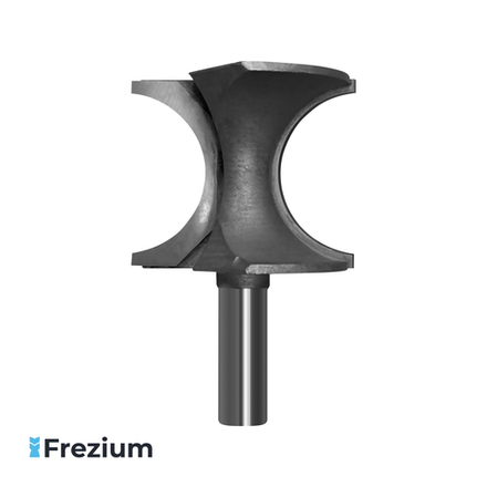 Полустержневая фреза по дереву (54x12x45x83 R19)