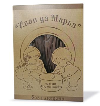 Лапша гречневая безглютеновые, Иван да Марья, 250г.