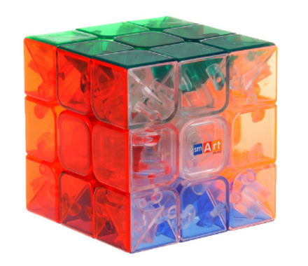 Головоломка Кубик Рубика 3х3 прозрачный