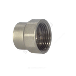 Муфта латунь никель переходная Ду 32х15 (1 1/4"х1/2") ВР/ВР RTP (РосТурПласт) 25174