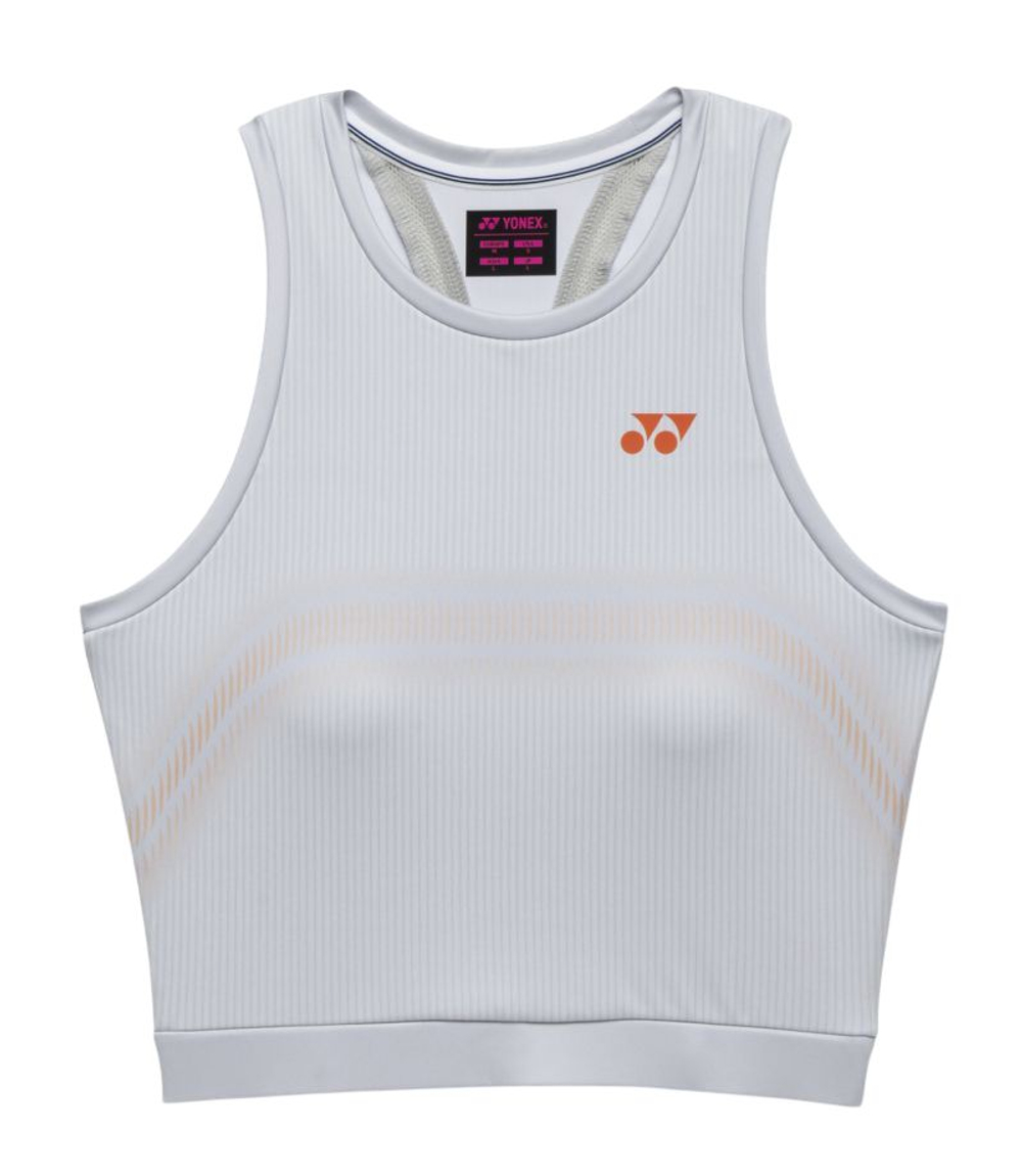 Женский топ теннисный Yonex RG Tank - silver grey