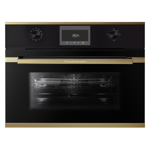 Компактный духовой шкаф с микроволнами Kuppersbusch CBM 6330.0 S4 Gold
