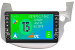 Магнитола для Honda FIT 2 2007-2014, FIT Shuttle - Airoc AB-1902 (кнопки и крутилки), Android 13, TS20, 6/128Гб, SIM-слот, CarPlay