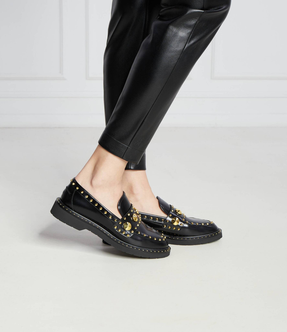 Кожаные мокасины Kat Maconie - черный(ZURY)