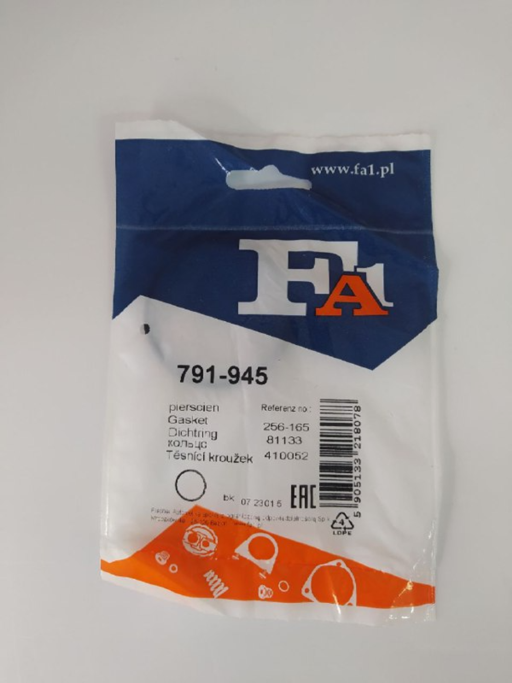 Кольцо уплотнительное выхлопной системы 791945 FA1