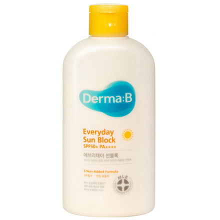 Крем солнцезащитный | Derma:B Sun Block SPF50+ PA++++ 200мл.