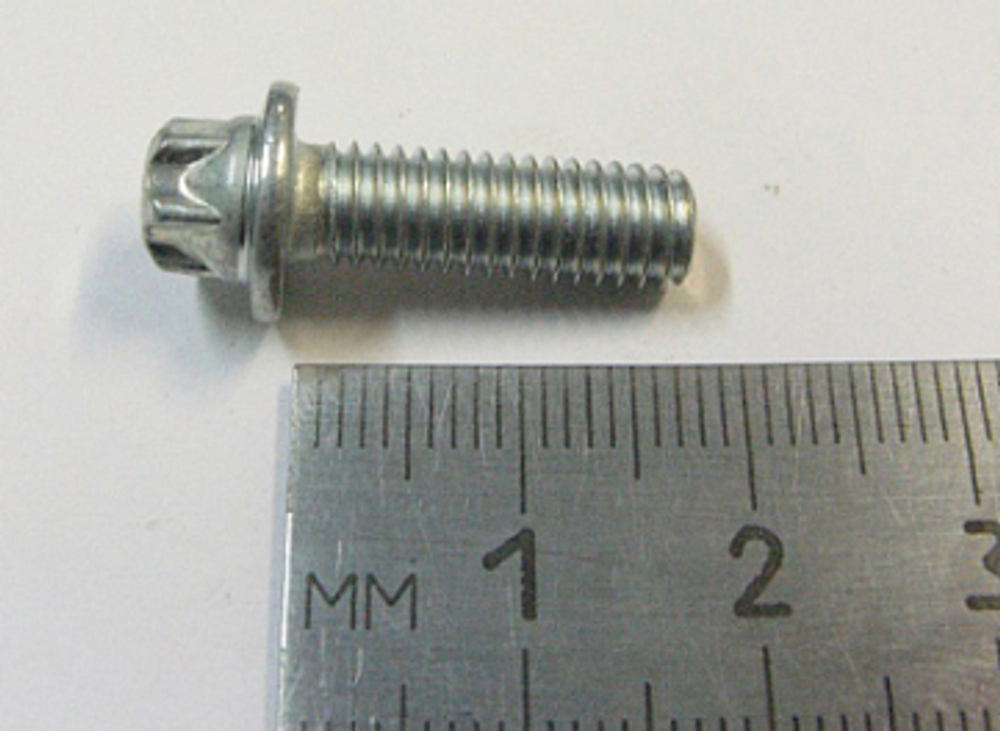Болт 6х 18 крышки сальника коленвала 2112,2170,2190 (ОАО «БелЗАН») (уп25\50шт)