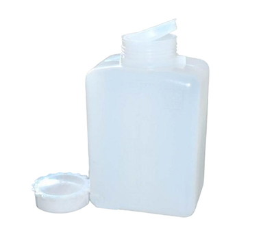 Емкость для общелабораторного применения квадратная 2000 мл.,с дел.с крышкой,ПЭВП, LAMAPLASТ, уп.1/70шт