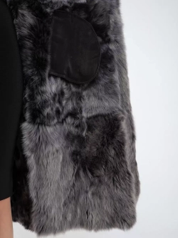 Дубленка зимняя натуральная с капюшоном длинная и теплая