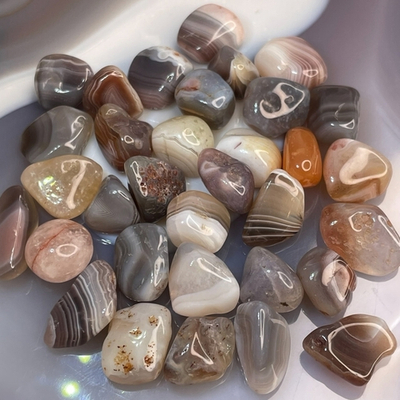 47452 Агат Ботсвана Галтовка 12-17мм