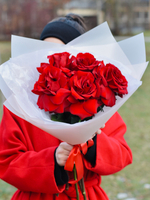 Букет из французских роз сорта Explorer