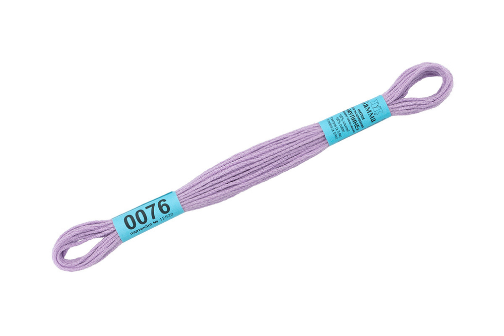 Мулине "Gamma" , 100% хлопок, 8 м, №0076