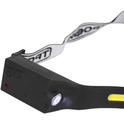 Фонарь налобный светодиодный Трофи GA-104 Kiber-simple аккумуляторный 5 Вт COB + 3 Вт LED сенсорное управление | Трофи