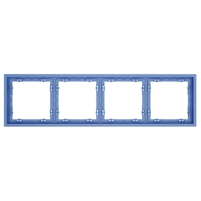 Рамка пластиковая VOLTUM S70 на 4 поста, (деним)