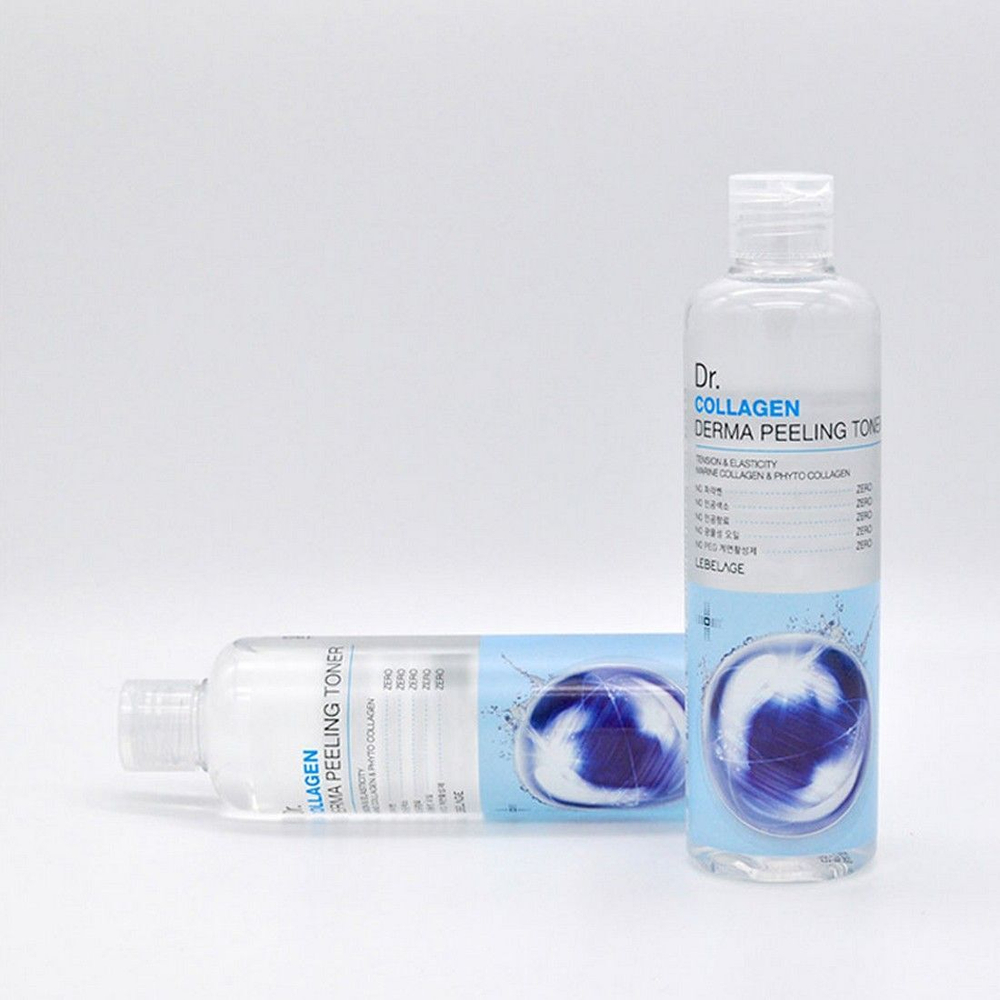 Увлажняющий тонер с коллагеном Lebelage dr. Collagen derma peeling toner (310мл)