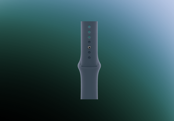 Часы Apple Watch Series 9 GPS 45mm Aluminum Case with Sport Band (Серебристый) M/L