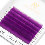 Фиолетовые ресницы Barbara MINI MIX - 6 линий