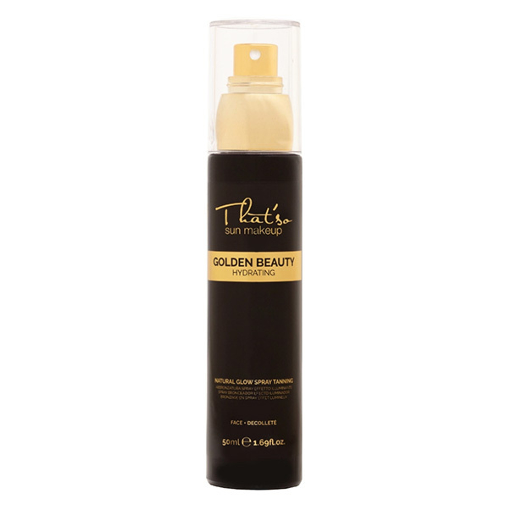 Антивозрастной мгновенный полупрозрачный спрей-автозагар That'So Golden Beauty Tanning Spray 75мл