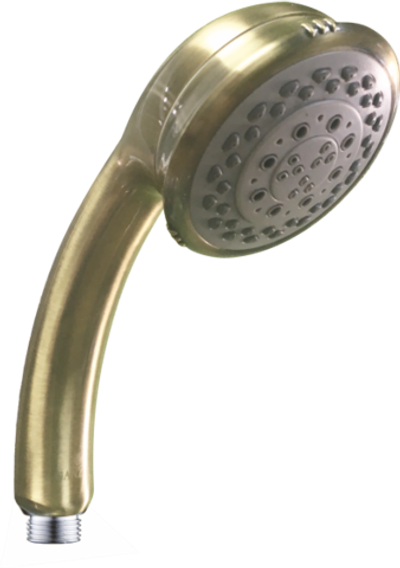 5005-D Лейка массажная 5 позиции (БРОНЗА) GANZER  (40/1шт)