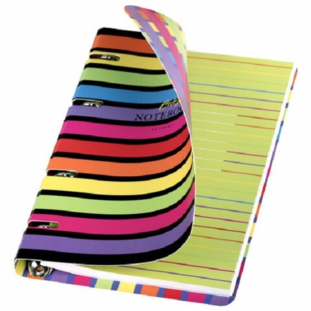 Тетрадь на кольцах 120л, А5, Brauberg Colors, обложка ламинированный картон