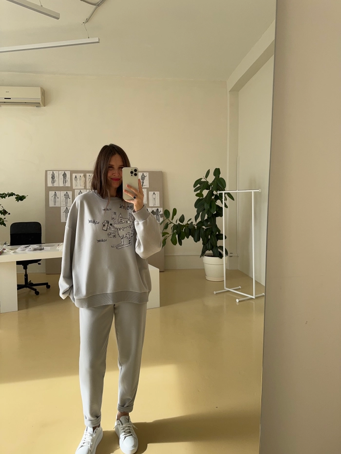 БРЮКИ ШАРЛИ ДЫМЧАТЫЙ