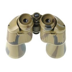 Бинокль Veber Classic БПШЦ 15x50 VRWA камуфляж, задний вид, видны окуляры