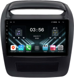 Магнитола для KIA Sorento 2 XM 2012-2016 (климат на ШГУ, рамка большая) - FarCar DX224UM монитор 9" IPS на Android 13, 4+64Гб, CarPlay