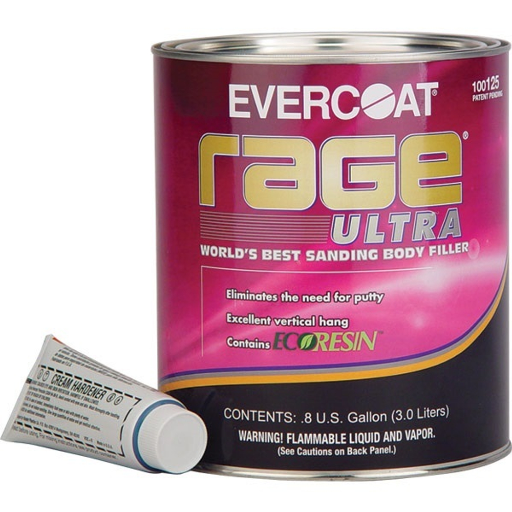 EVERCOAT Шпатлевка наполняющая мелкозернистая Rage Ultra 3л