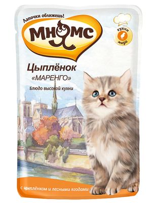 Пауч для котят Мнямс  Цыпленок "Маренго"