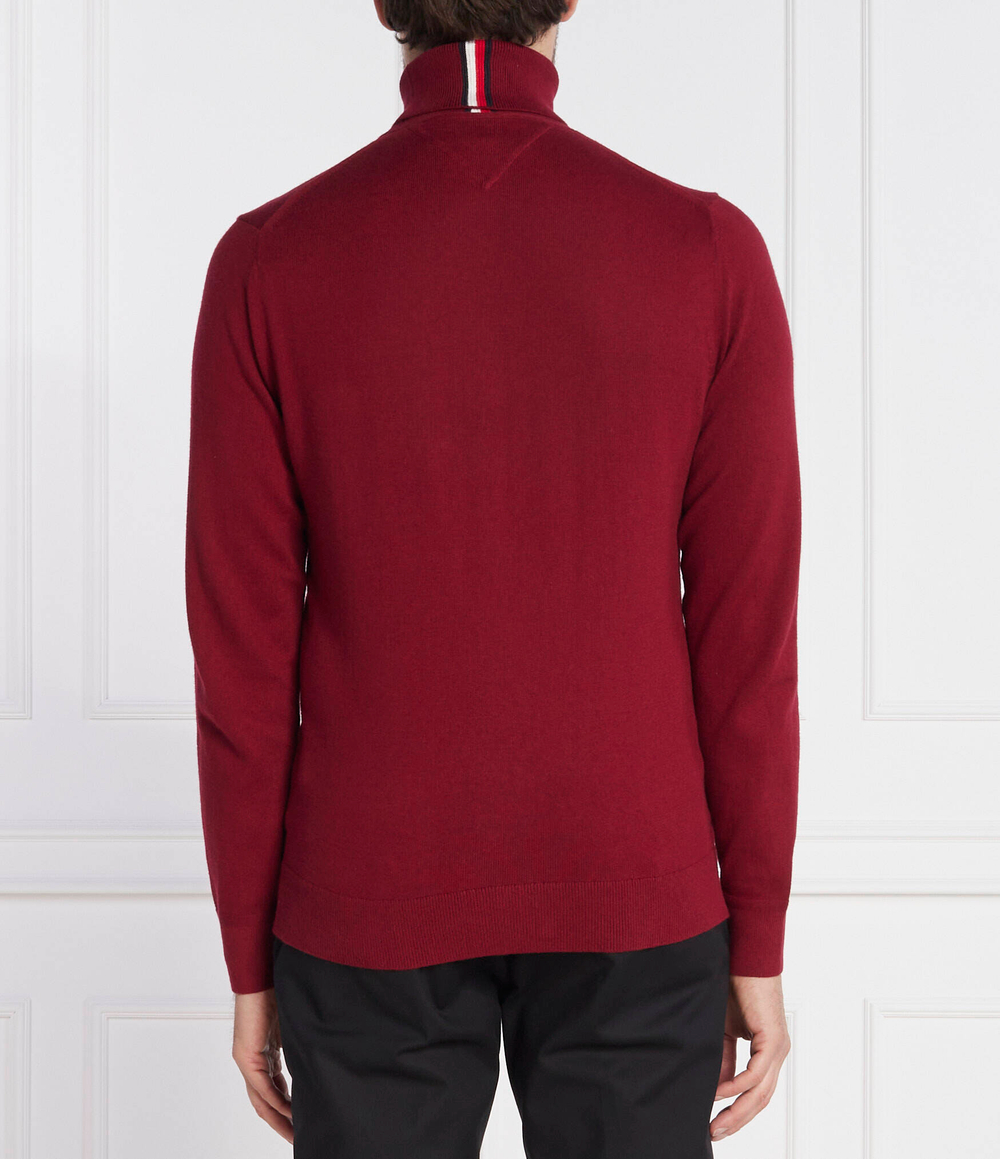 гольф Tommy Hilfiger - бордовый(MW0MW28048)