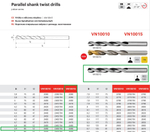 Сверло 4,9х86/52 DIN338  HSSCo5 VN10015.0490