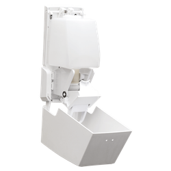 Пластиковый диспенсер для жидкого и пенного мыла в кассетах Veiro Savona White (объём 800 мл)