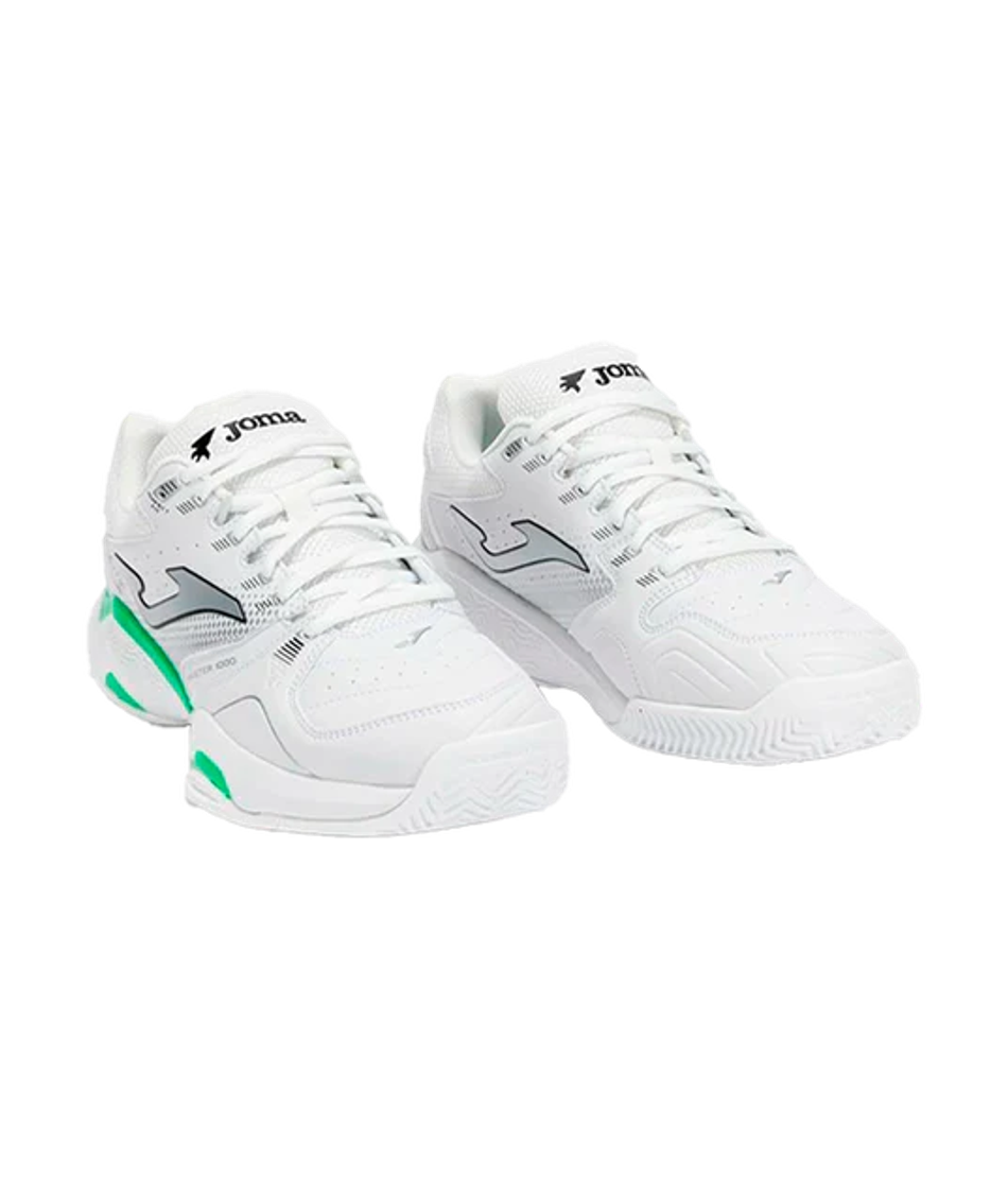 Кроссовки для падел Joma Master 1000 Бело-зелёные 2025 | Мужская обувь