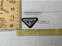 Нашивка КОЖА/МЕТАЛЛ chan