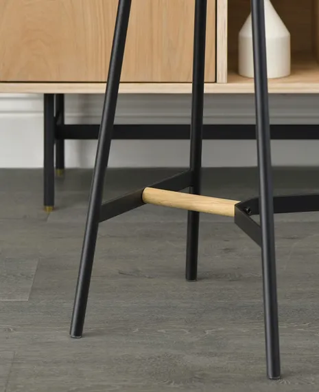 Полубарный Mont, 65 см, черный