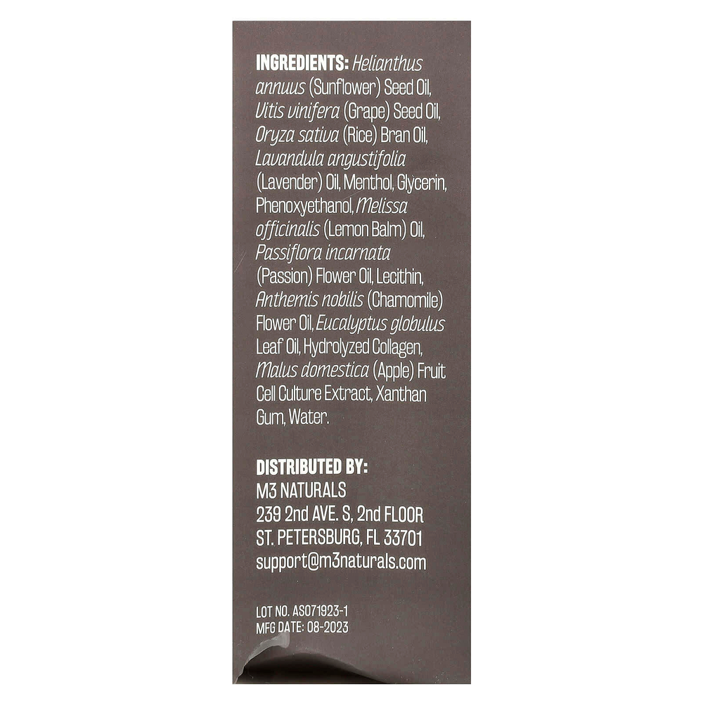 M3, Лавандовое массажное масло, 240 мл (8 жидк. унц.)