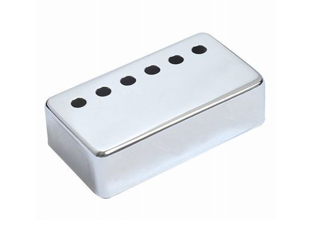 Крышка звукоснимателя для хамбакера 6 отверстий хром