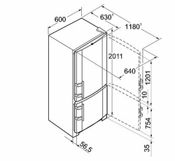 Холодильник Liebherr CBNPes 3756