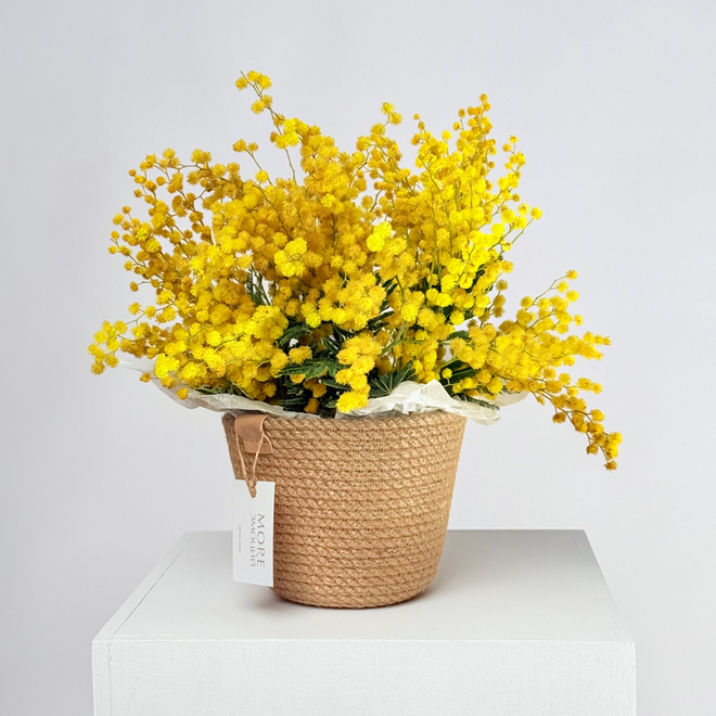 Цветы в корзине Солнечный блик