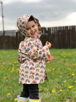 Дождевик "черепашка" (точки на голубом)