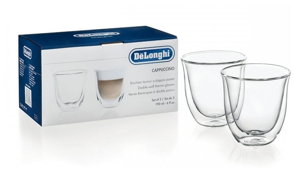 Чашки для капучино  6 шт DeLonghi DLSC301 Cappucino cups