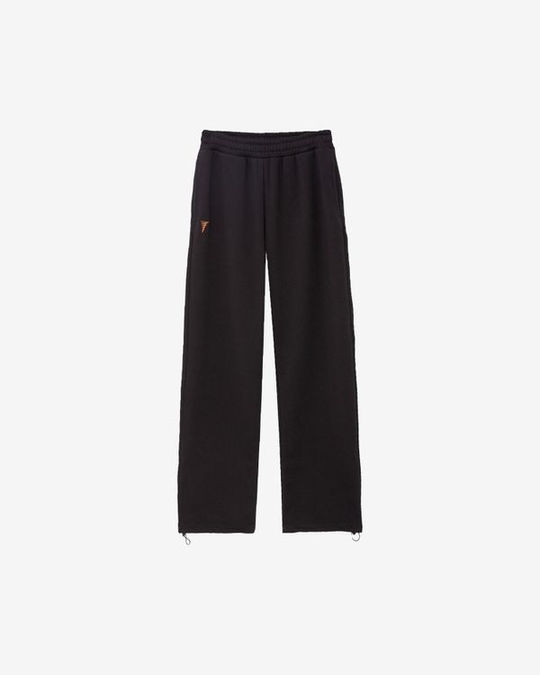 Брюки Прямые Оверсайз Черные - фото 1